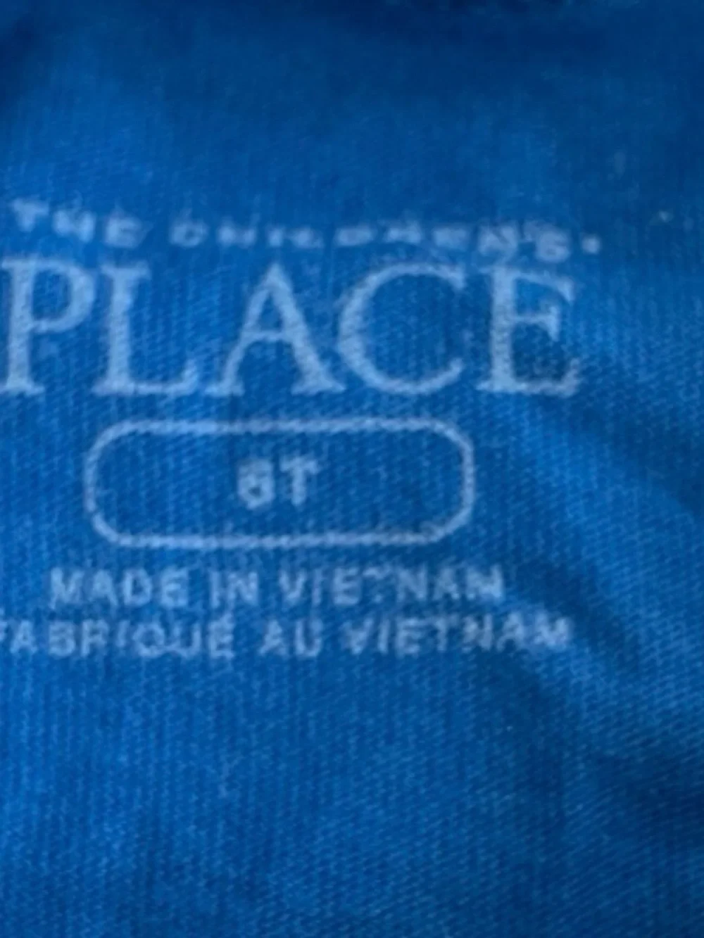 The Children's Place Blue Long Sleeve Alphabet Train Tee